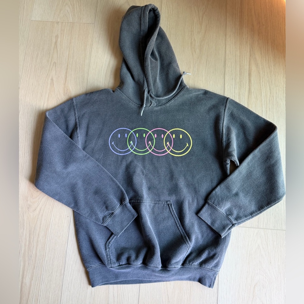 Vintage Smiley Face Hoodie